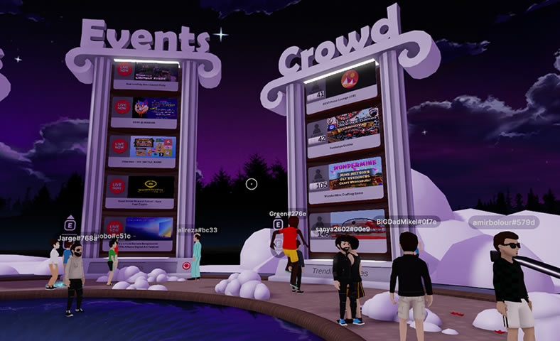 Lobby do metaverso Decentraland (MANA)