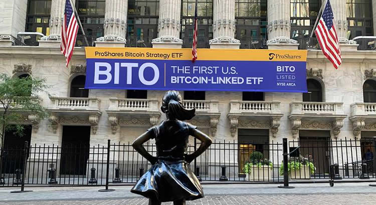 Lançamento do primeiro ETF de Bitcoin é o segundo maior na história